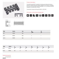 Cable fixing plate type KAF – Cable fixing plate – murrplastik