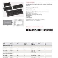 Cable entry plate plastic type KDP/Z – Cable entry plate KDP