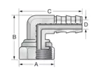 Buse pour tuyau flexible type R-MSA 0