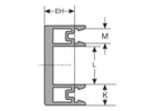 Support de câbles type KAF 110