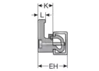 Cable fixing plate type KAF/NI 0