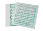 LAM Rectangulaire sans rayon, 1 trous oblongs 20