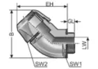 Typ VW 45° (Metallgewinde) 0