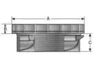 Cable entry plate round type KDPR/F 110