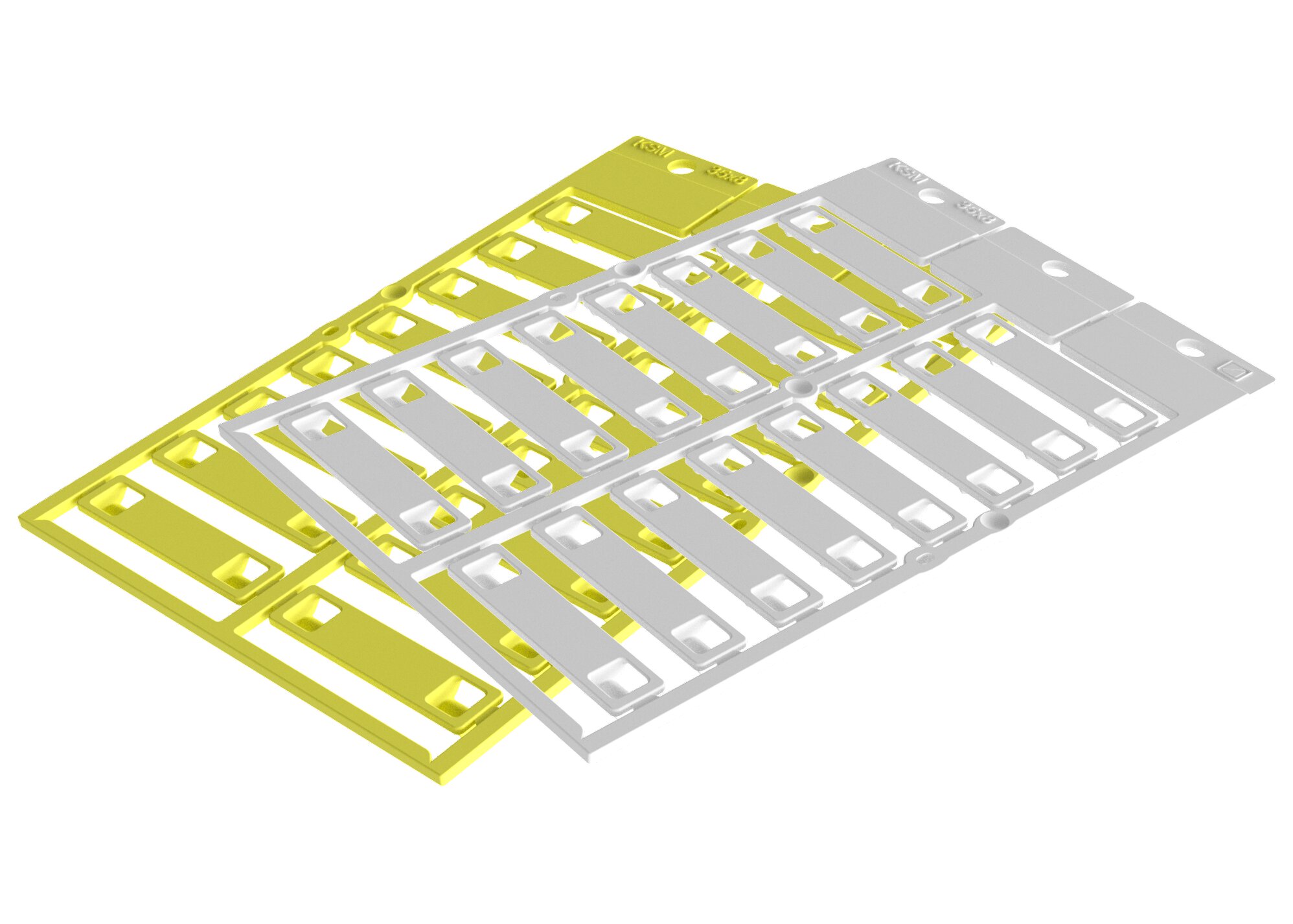 Placa Identificativa SKS Para Puerta: Medidas 60x21 Mm (Alemania) – Incluye Inserto