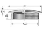 Typ BST (Metallblindstopfen) 110