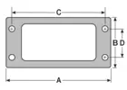 Barre passe-câbles type KDL/S 16 110