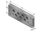 Cable entry plate type KDP/P-Ex 110