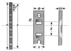 Cable tie rail type KBL 0