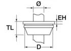 Cable entry membrane type KDM/G 0