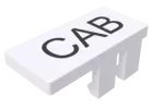 Placa para bornes CAB 10