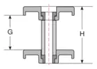 Spacer sleeve type DH 120