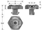 Base di montaggio 110