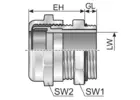 Type MWKM (version métal, avec joint multicâbles) 0