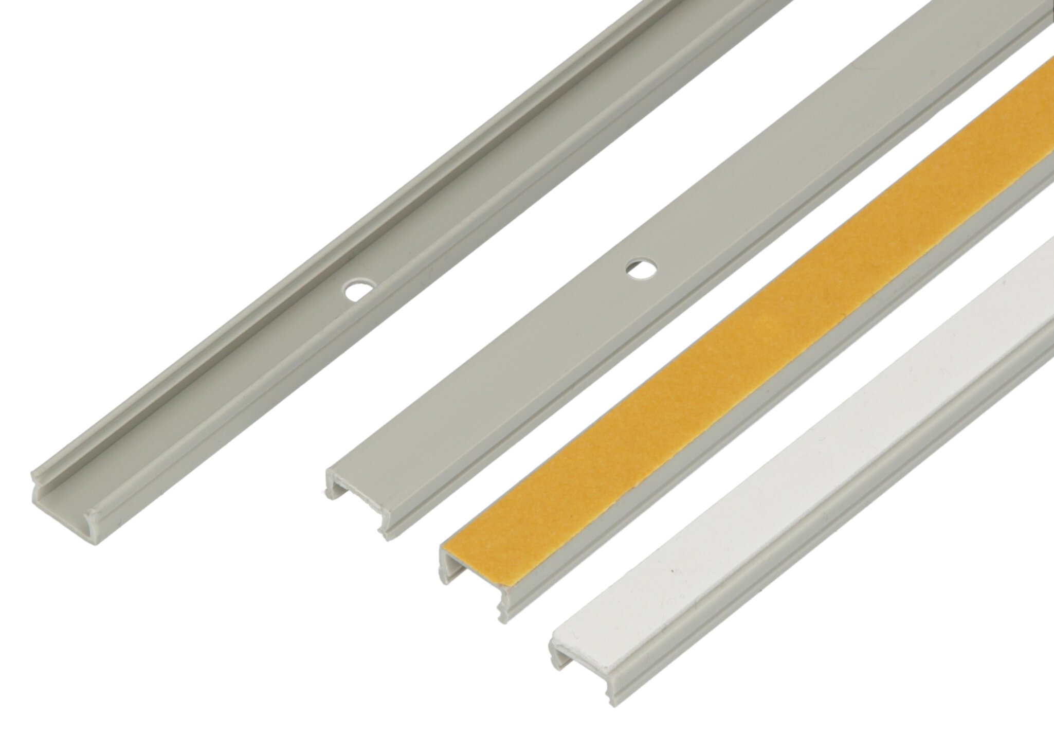 BZS label rail - grey - 9 mm – Label holders – murrplastik Online Shop
