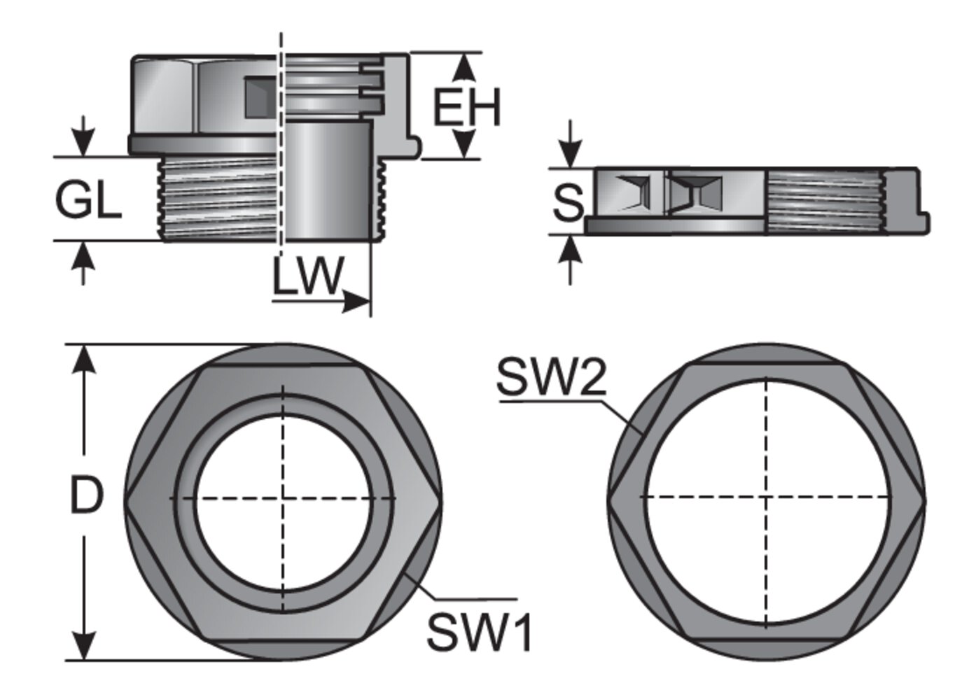 murrplastik - Cable entry system type KDL/D-mono